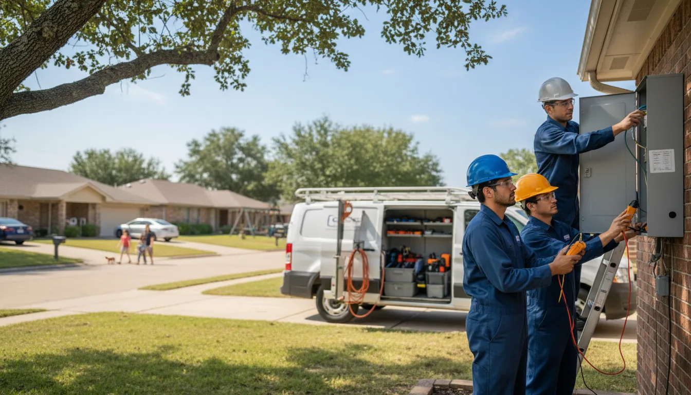 Certified electrician providing emergency electrical services in Eupora, MS